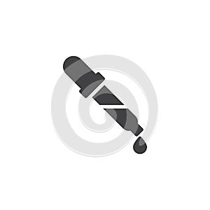 Eyedropper, design tool vector icon