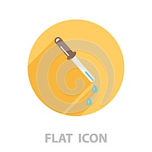 Eyedropper icon. vector illustration