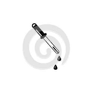 Eyedropper icon. vector illustration symbol