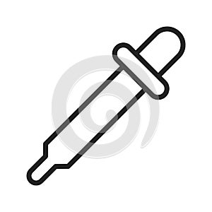 Eyedropper icon vector image.