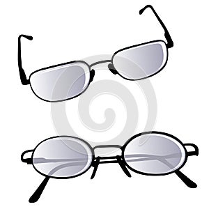 Eyeglass photo