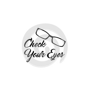 Eyeglasses with diopters icon. Vector illustration.