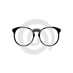 Eyeglasses icon simple