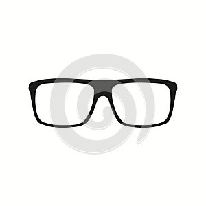 Eyeglasses icon simple vector image