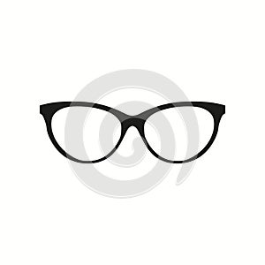 Eyeglasses icon simple vector image