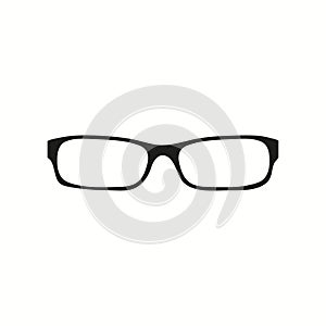 Eyeglasses icon simple vector image