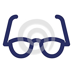 Eyeglasses Isolated Vector with Outline icon which can easily modify or edit