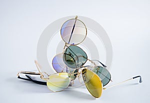 eyeglasses isolated on white, eyeglasses, glasses, sun glasses