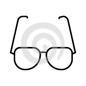 Eyeglasses Vector icon which can easily modify or edit