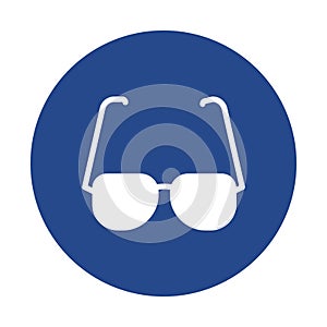 Eyeglasses Vector icon which can easily modify or edit photo