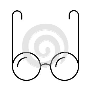 Eyeglasses Vector icon which can easily modify or edit photo