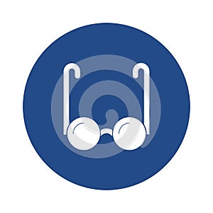 Eyeglasses Vector icon which can easily modify or edit