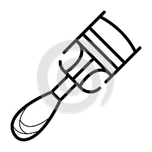 Eyelash curler icon vector