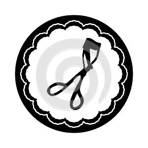 eyelash curler. Vector illustration decorative design