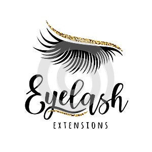 Eyelash extension logo photo