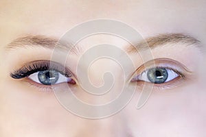 Eyelash extensions.