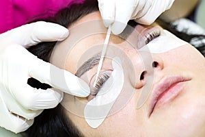 Eyelash extensions, eyelashes lamination