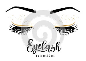 Eyelash extensions logo