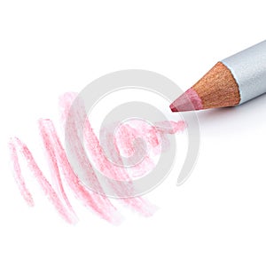 Eyeliner, eye contour, on white background