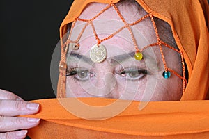 Eyes of arabian woman