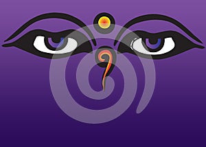 The eyes of Buddha