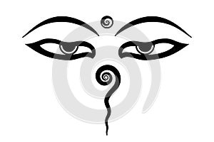 The Eyes of Buddha, or Wisdom eyes, a symbol in Buddhist art