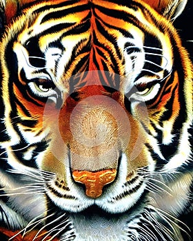 Eyes of the Tiger, power and strenght