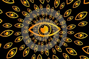 Eyes - vector backgrounde