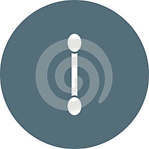 Eyeshade applicator icon vector image.