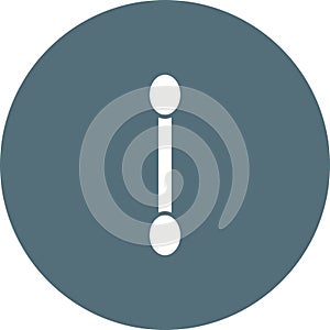 Eyeshade applicator icon vector image. photo