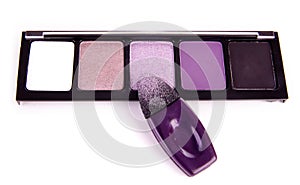 Eyeshadow with applicator