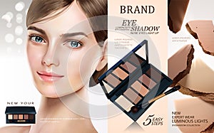 Eyeshadow palette ads