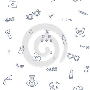 Eyesight examination pattern