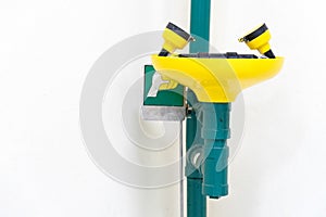 Eyewash station from chemicals in laboratory