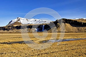 Eyjafjallajokull, Storhofoi and Seljalandsfoss Waterfall, Iceland