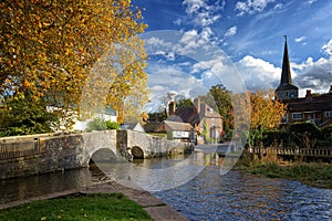 Eynsford a village near Sevenoaks Kent England UK