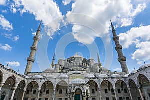 Eyup sultan Mosque with 4 minarets photo