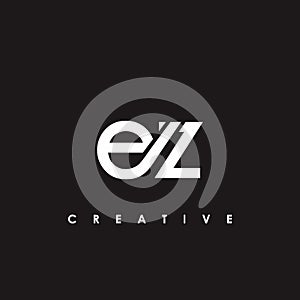 EZ Letter Initial Logo Design Template Vector Illustration