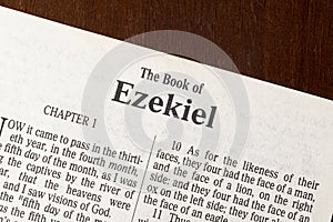 Ezekiel Title Page Close-up