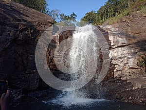 Ezharakkundu waterfalls, Kannur district, Kerala