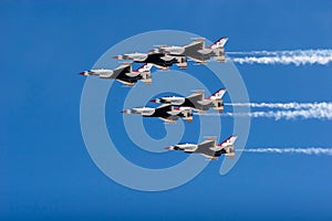 F-16 Thunderbird fighter jets