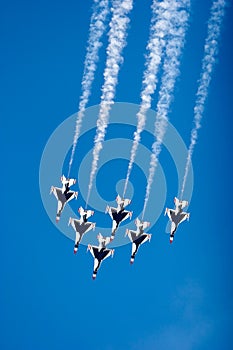 F-16 Thunderbird fighter jets