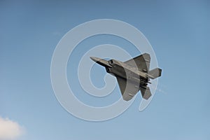 F-22 Raptor after burners