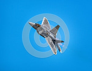 F-22 Raptor stealth fighter at the Cleveland National Air Show 2023
