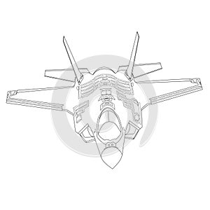 F-35 Lightning II Coloring Page