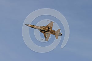 F-5 Fight Jet in the sky