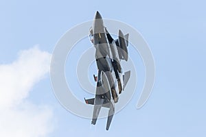 F-15E Strike Eagle launches from RAF Lakenheath photo