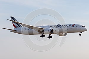 Boeing 787-9 Dreamliner - 38770, operated by Air France landing