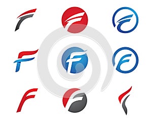 F Letter Logo Template