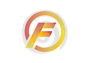 this is F logo for your business